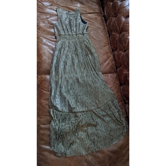 BANANA REPUBLIC High Low Metallic Dress - Picture 14 of 16